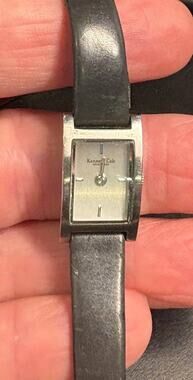 Women's 14mm Brushed Metal Tone Kenneth Cole NY Watch, All Stainless